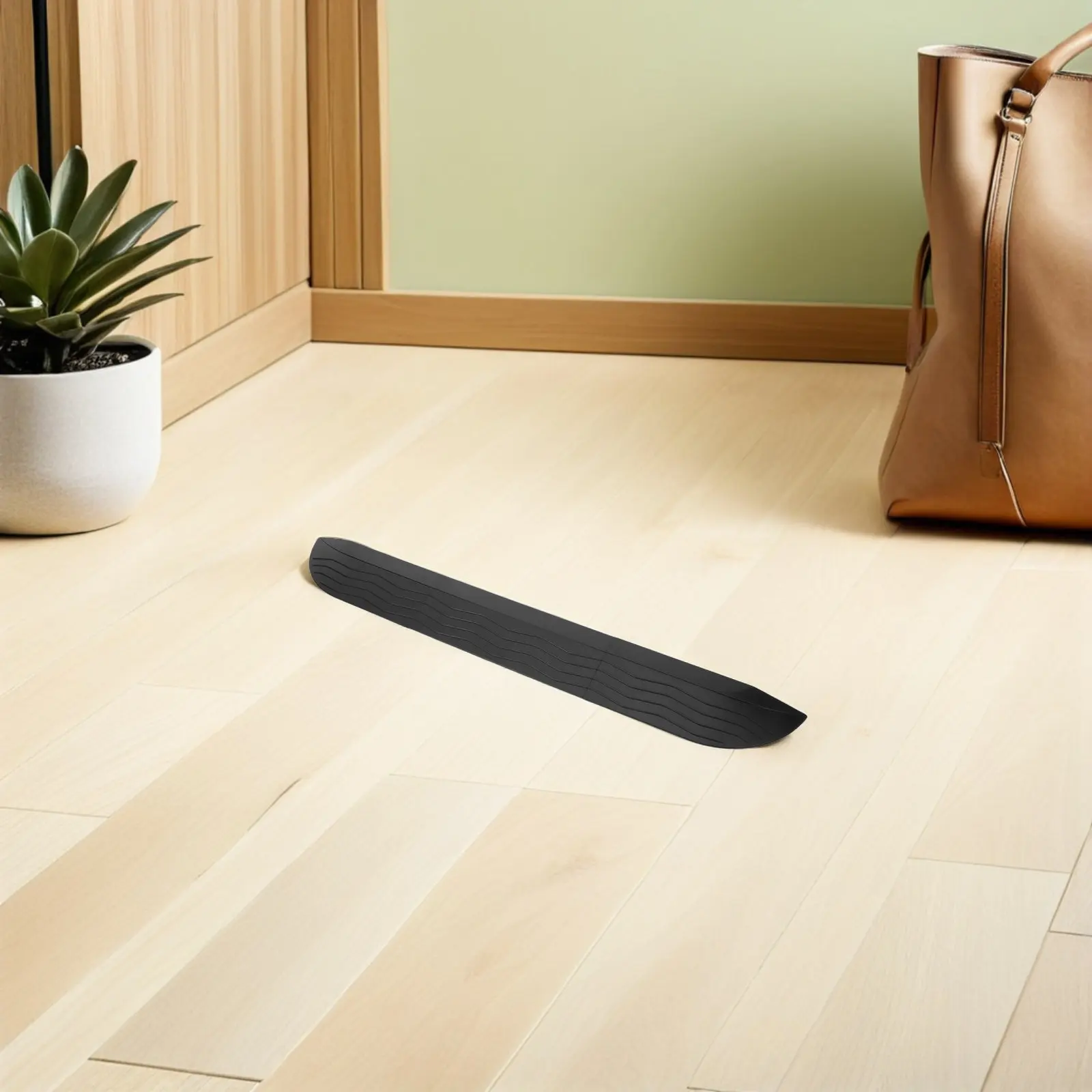 22.8x2.8 Inch Non-Slip Plastic Robot Vacuum Threshold Ramp Mat for Doorway Floor Transition Wheelchair Scooter Curb Garage - view 4