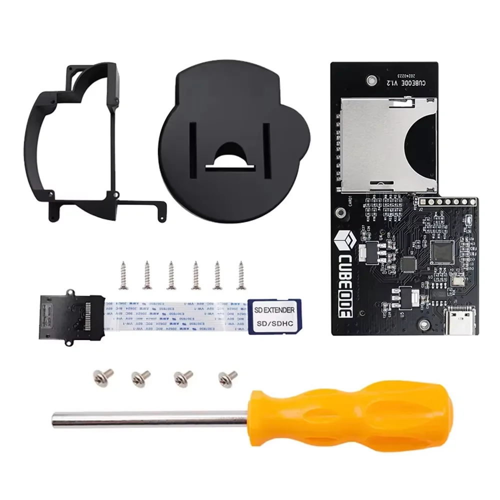 CUBEODE V1.2 Optische Drive Emulator Voor Nintendo GameCube Zwitserse SD2SP2 Reader Voor NGC GClaoder Mount Game Console