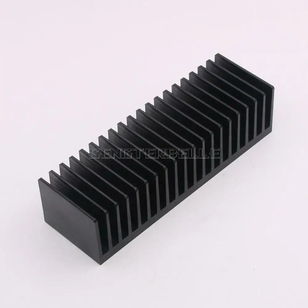 

1pcs Black Aluminum Radiator 155mm*40mm*50mm Heat Sink For LM3886 TDA7293 Amp