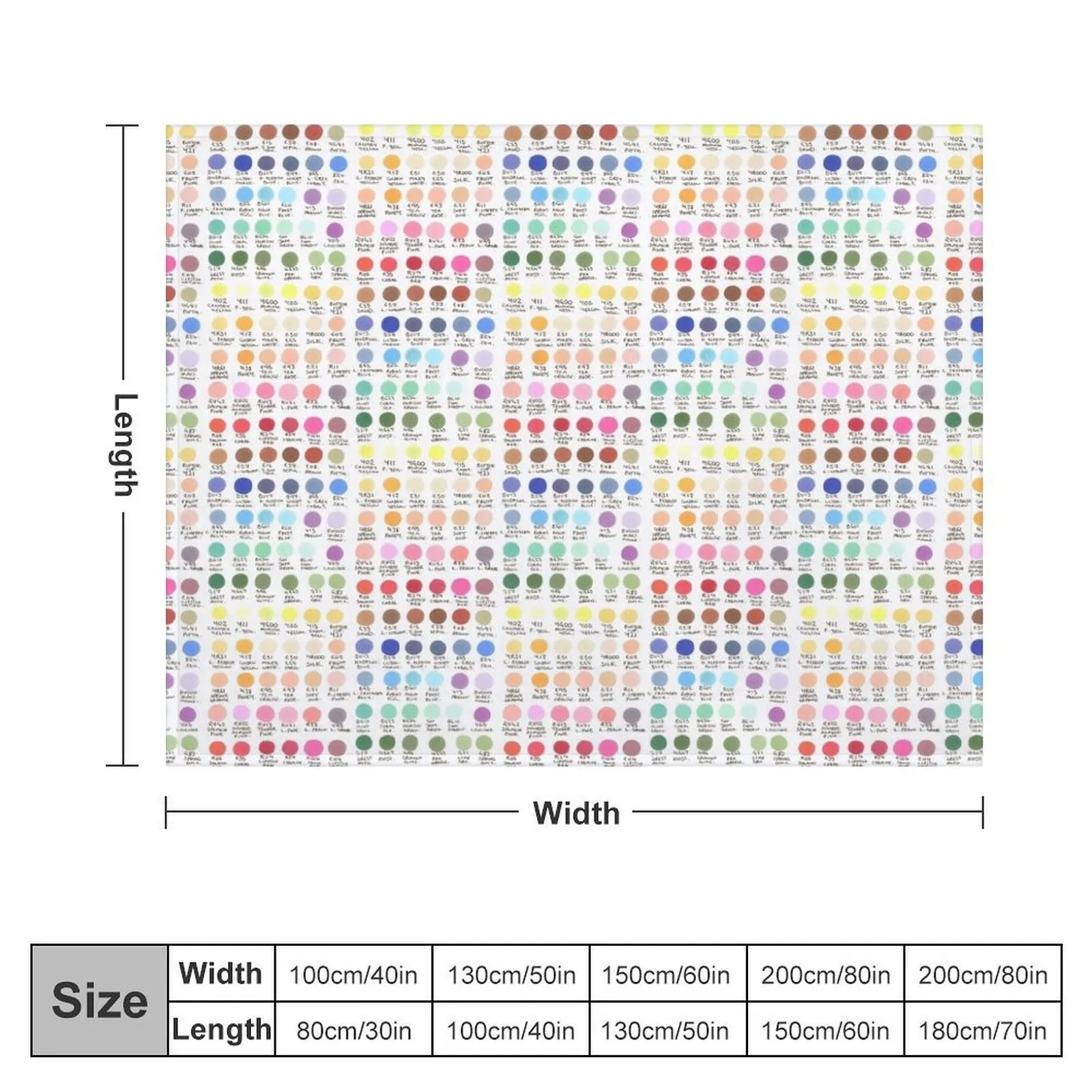 Stephs Marker Swatches! Throw Blanket Loose Heavy warm for winter Blankets