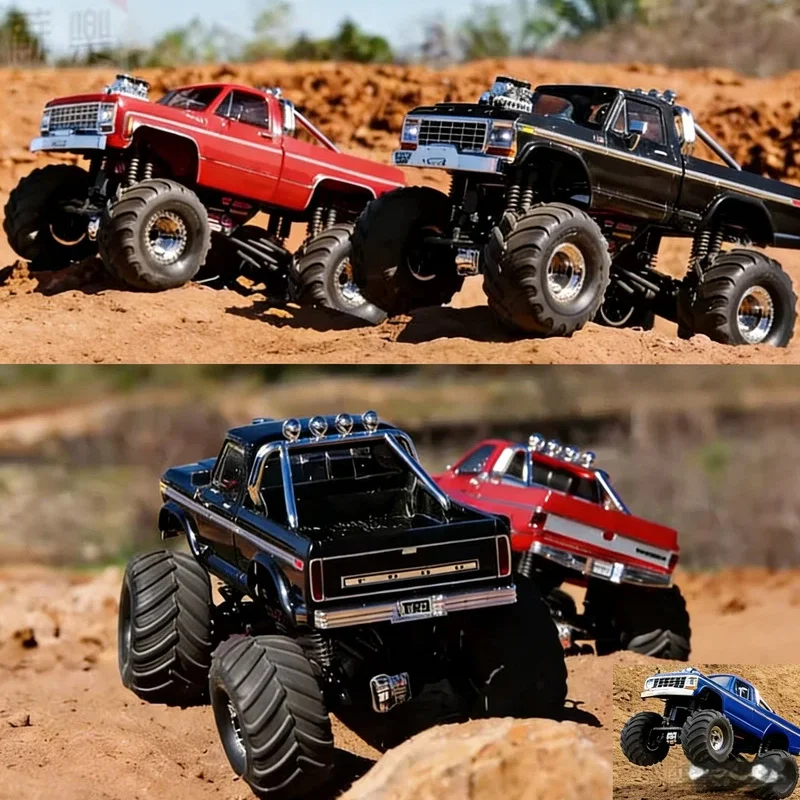 

TRAXXAS Electric RC Monster Truck 1 18 Scale TRX4MT F150 Ready To Run Off Road All Terrain Crawling Vehicle For Hobbyists