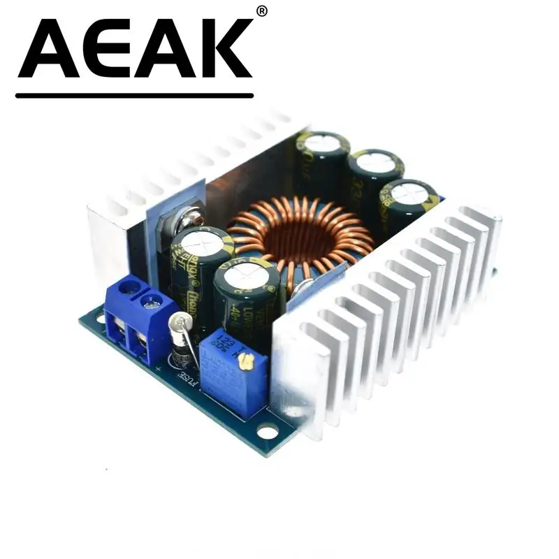 1PCS 100W 5-40V 12A DC-DC High Power Low Ripple Adjustable Step-down Module 95% Efficient Car Power Module 12/24V to 3.3V/5/12V