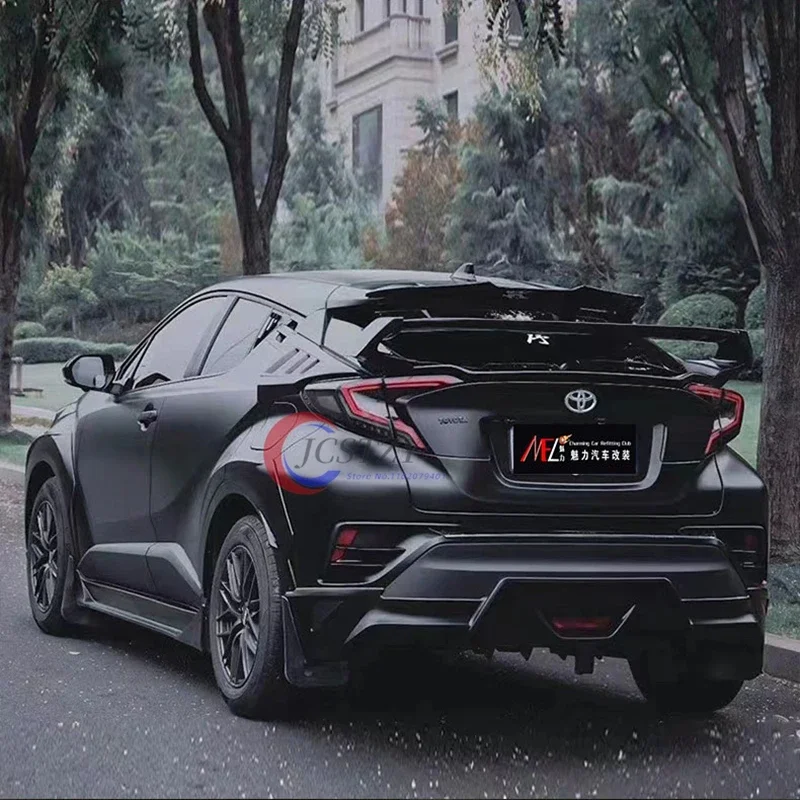 Für Toyota CHR C-HR 2016 2017 2018 2019 2020 2021 ABS-Material Auto Heckflügel Sport Zubehör Karosserie-Kit