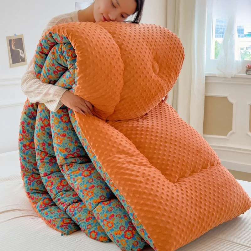 

Двухслойное фланелевое одеяло Thiened: теплое, всесезонное, для студенческого общежития, зимнее, с функцией накопления тепла, из полиэфирного волокна