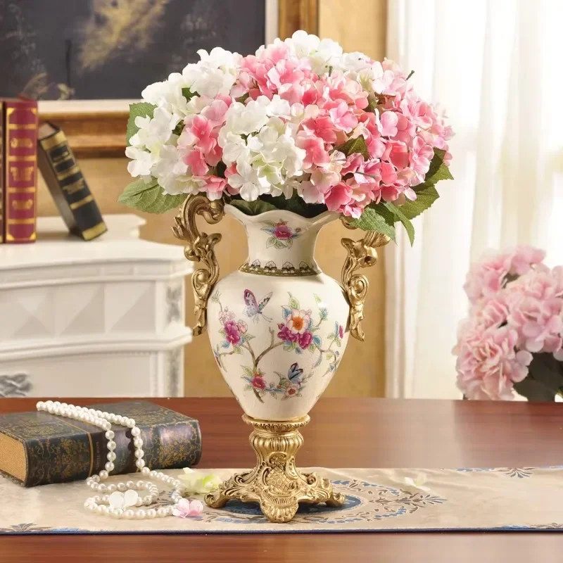Creative European style ceramic vase crafts home ceramics ornaments decorative vase