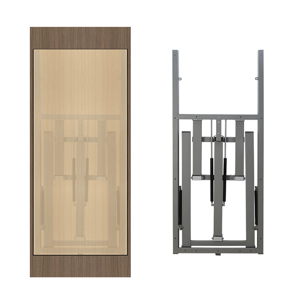 Multi Function Furniture Hardware Fitting Transformer Convertible Wall Mounted Dining Folding Mechanism