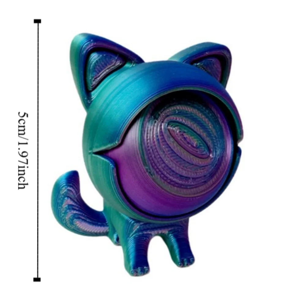 Simulasi Orangutan 3D Dicetak Monyet Sendi Hewan Poseable Sendi 3D Printing Multi-warna Monyet Fleksibel Diputar
