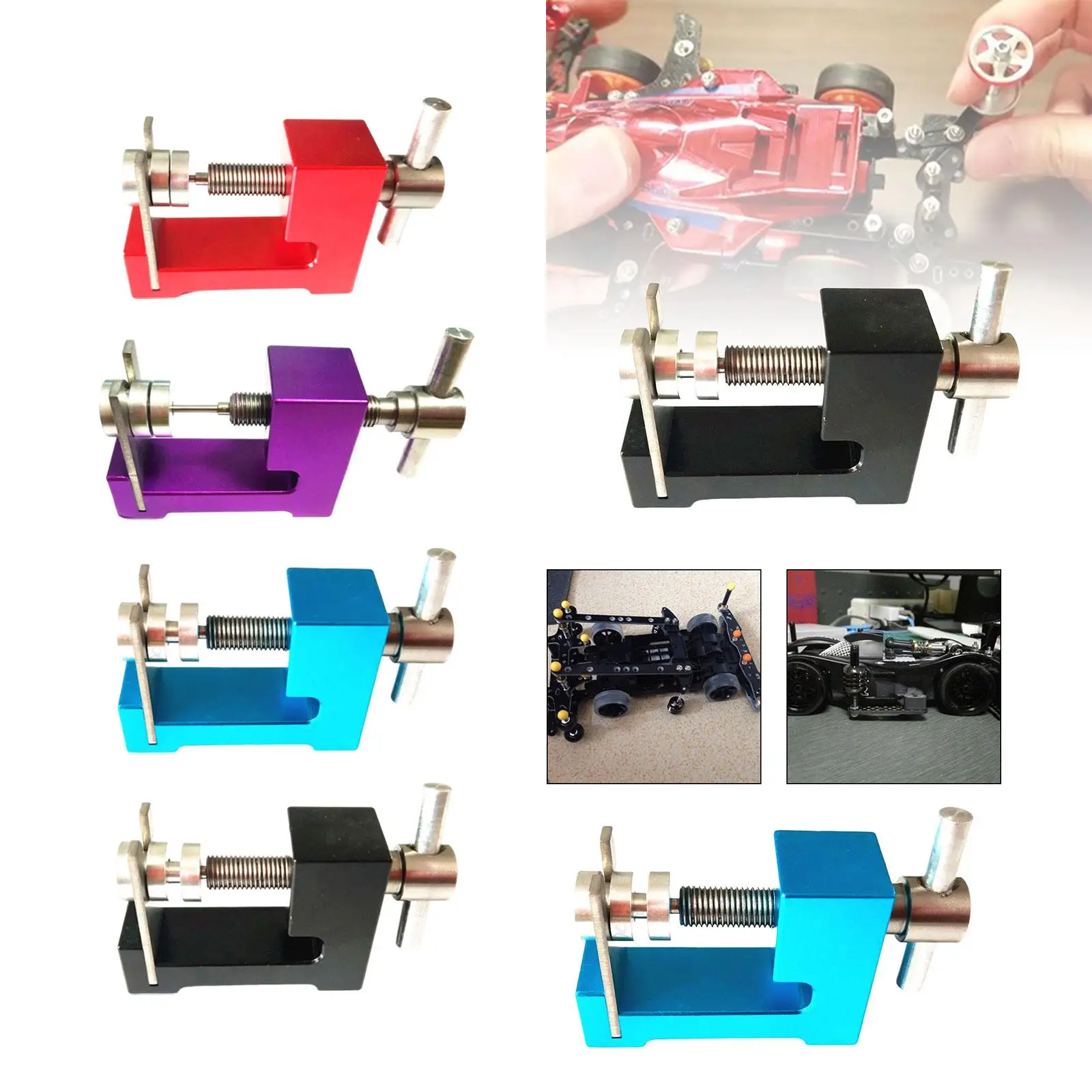 Professional Ball Bearing Mounter Disassembler Tools Upgrade Accessories Wheel Puller Tyre Remover for hobby race Car