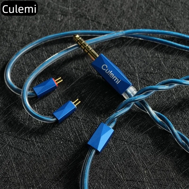 Cavo di aggiornamento per cuffie intrauricolari Culemi-06 con MMCX/2PIN bilanciato 2,5/3,5/4,4 IE900 compatibile con Delci Explorer MagicOne
