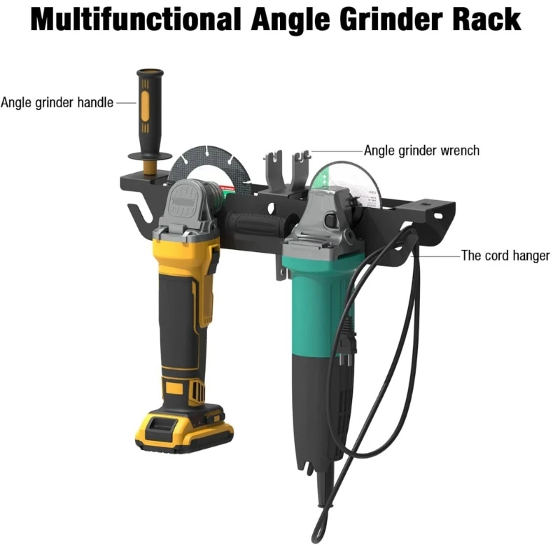 2 Chiếc Máy Mài Góc Giá Đỡ Đứng Giá Tường Có Giá Để Đồ Cho Cờ Lê