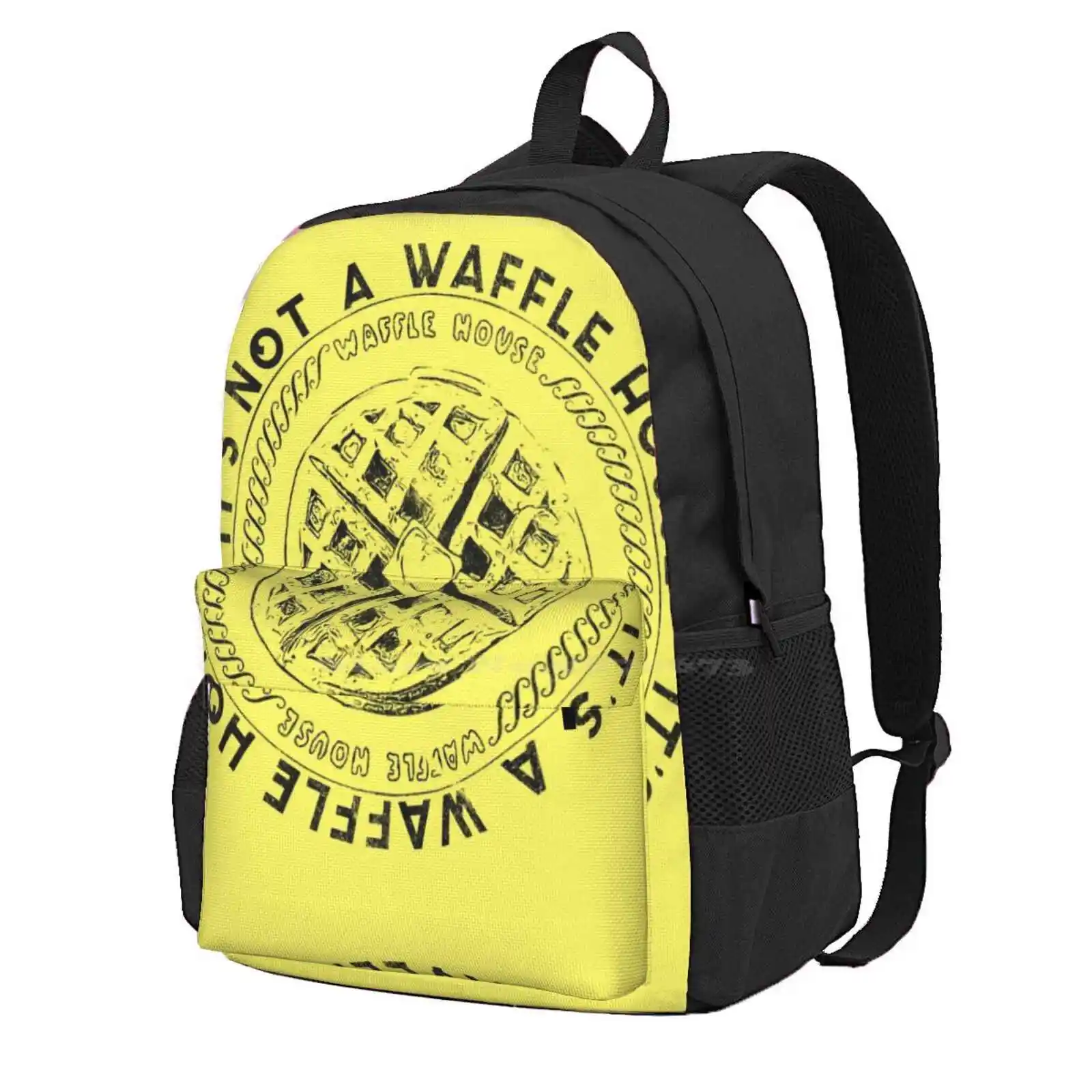 Waffle House Waffle Home Hot Sale Schoolbag Backpack Fashion Bags Waffle House Waffles Food