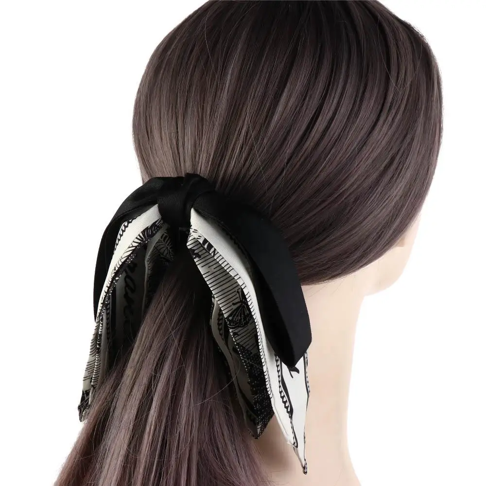 Fita laço banana para mulheres, gancho de cabelo estilo coreano, bowknot Headwear, cocar bonito, garra de cabelo