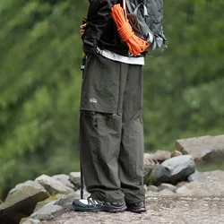 TFETTERS Merk Verstelbare Ademende Casual Broek Mans Buiten Uitje Lente Zomer Cargo Broek voor Mannen 2025, Nieuwe Waterdicht