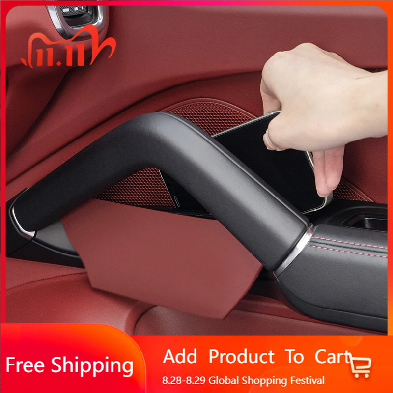 

Внутренние наклейки для Porsche Cayenne Macan, дверная ручка автомобиля, ящик для хранения, органайзер для передней и задней двери, держатель для телефона, LHD Auto Int