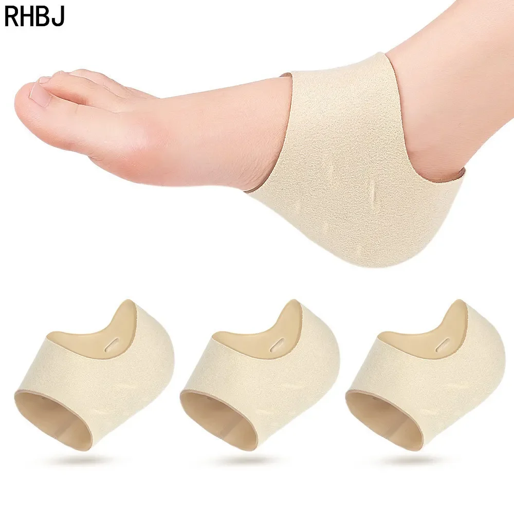 RHBJ 2pcs=1pair Professional Heel Protectors  Foot Care tool Heel Pad for Relieve Pain Dry Cracked From Plantar Fasciitis Heel