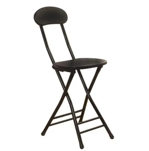 Silla de Bar plegable de plástico con marco de Metal, taburete de Bar personalizado de colores, diseño simple y barato, gran oferta, alta calidad