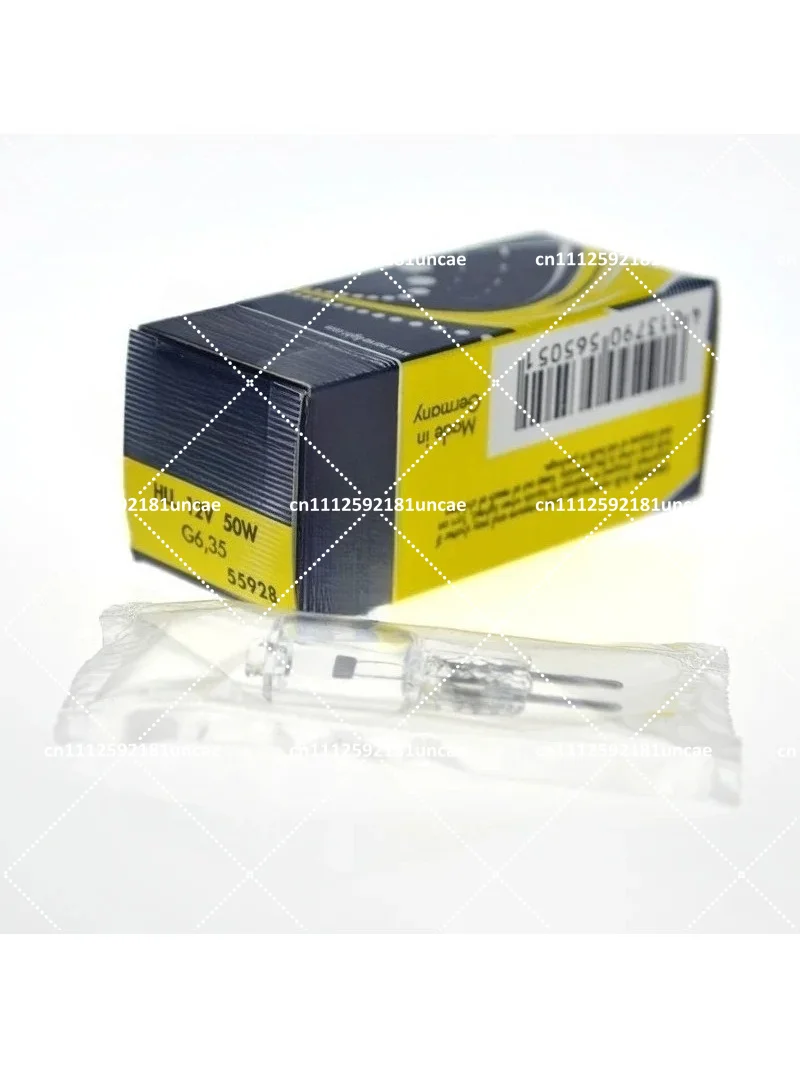 Halogen Lamp 12V 50W G6.35 for Photometer PG55928, UV 340nm-700nm, Chemistry Analyzer Replacement