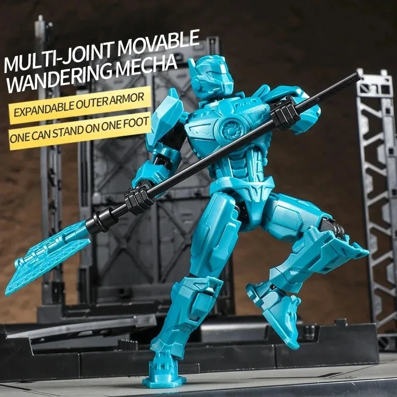 Новая мобильная совместная модель робота, модель робота для установки своими руками, материал ABS, независимый скелет детских игрушек.