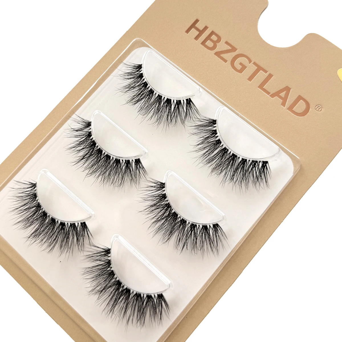 NEU 3 Paar 3D Nerz-Wimpern mit unsichtbarem Band, natürliche 5D Nerz-Wimpern, schwarze Nerz-Kunstwimpern, volle Wimpernbänder, wiederverwendbar – Detail 18