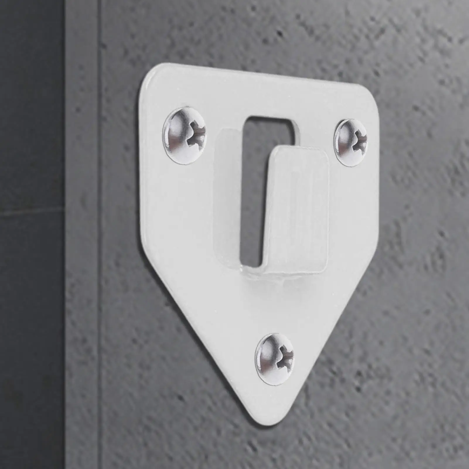 8pcs Wall Mount Hook Heavy Duty Metal Bracket Durable Practical Easy Install Triangle Hook For Home Office Garage Use