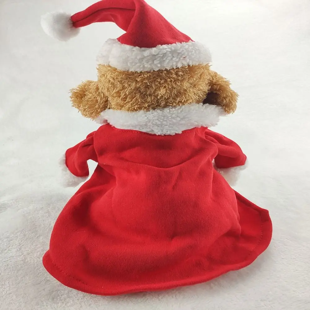 Pet Dog Christmas Clothes Santa Claus Dog Costume Winter Puppy Pet Cat Coat Jacket Dog Suit with Cap Warm Clothing For Dogs Cats