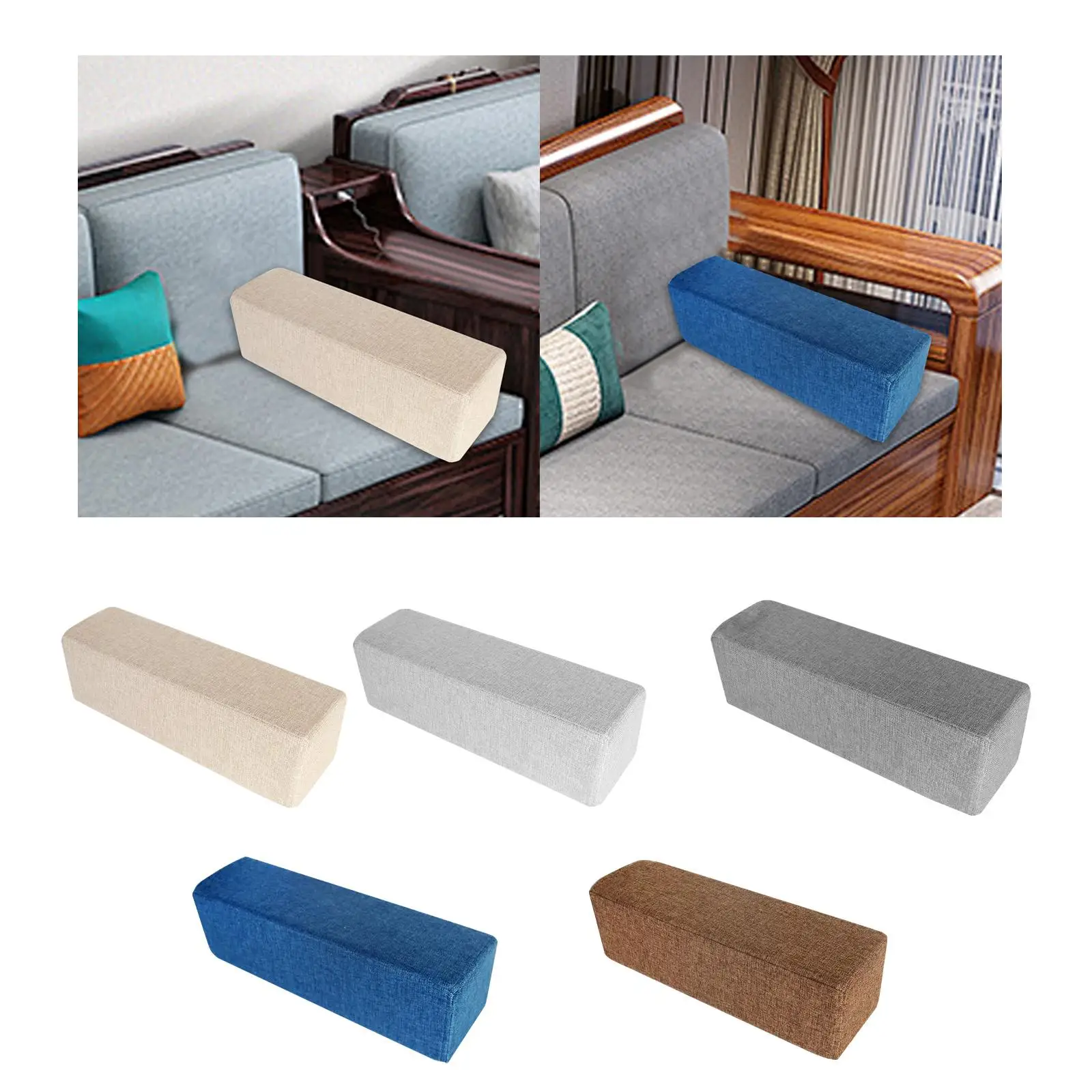 وسادة مسند ذراع الأريكة للأريكة والسرير والكراسي ووسادة دعم الكوع مع كيس وسادة قابل للغسل للعمل في غرفة المعيشة المنزلية في السيارة #1