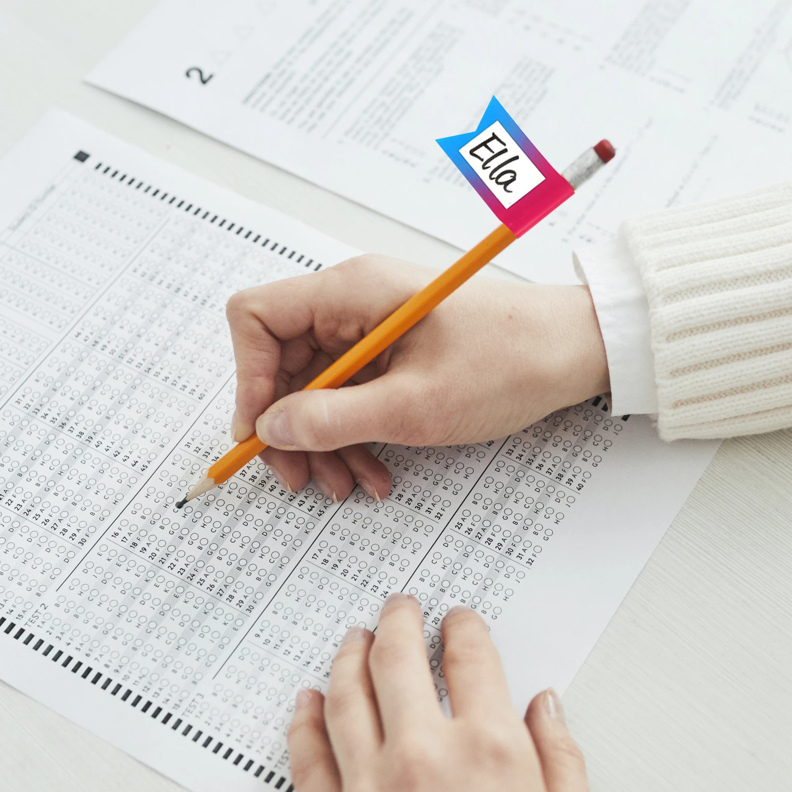 

1 комплект, наклейка с классифицированной биркой, многофункциональная этикетка для ручек, карандашей, бутылок, именные бирки «сделай сам», портативная компактная наклейка для рукописного ввода, дома