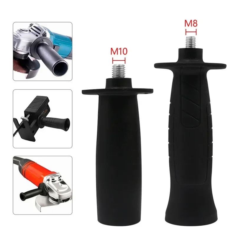 1Pc Angle Grinder Handle M8/M10 Threaded Auxiliary Side Handle Angle Grinder Replacement Parts Power Tool Accessories