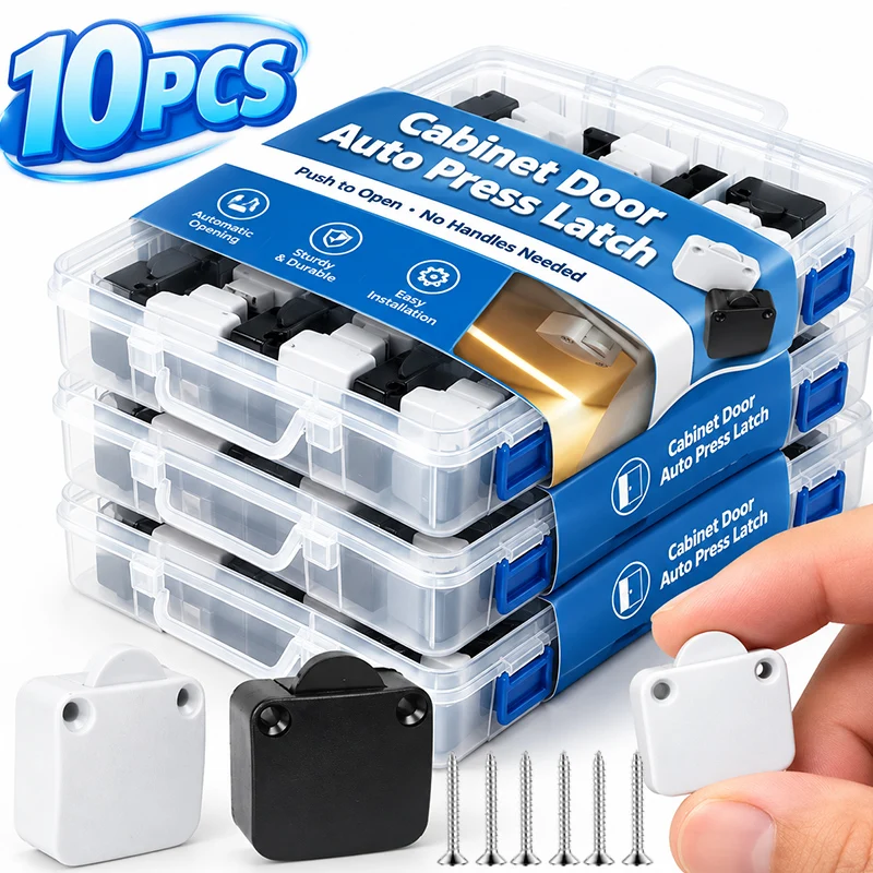Wardrobe Automatic Reset Switch Cabinet Light Control Switch Closet Pantry Press Touch Door Control Switch Cupboard Light Tools