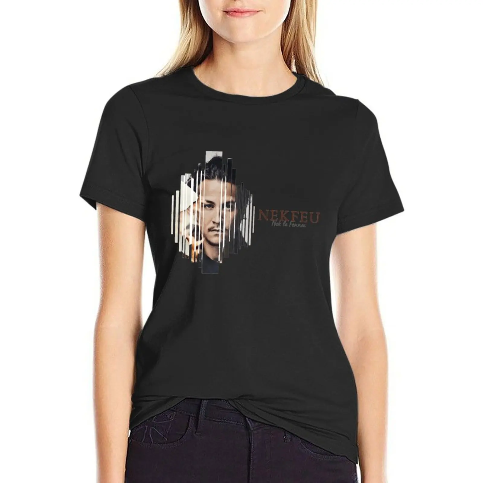 

NEKFEU le Fennec COLLECTION T-Shirt plus size tops aesthetic clothes oversized Aesthetic clothing cropped t shirts for Women