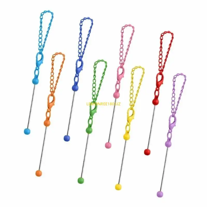 N58C Beading Keychain Pendants Accesorio llavero para bolsas caramelo aluminio