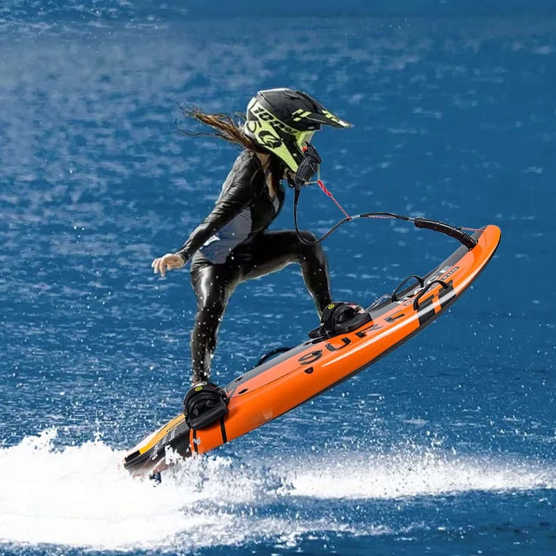 Factory 110cc 50km/h Carbon Fiber Jet Surfboard Motor Jet Board Gas Powered Surfboard Sports Carbon Fiber Engine
