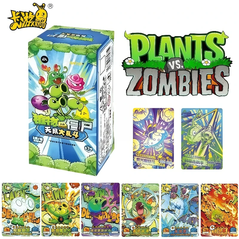 

KAYOU Genuine Plants Vs. Zombies Series Card Game Peripheral Enthusiasts Holiday Collection Gifts Toy Cards Original Box