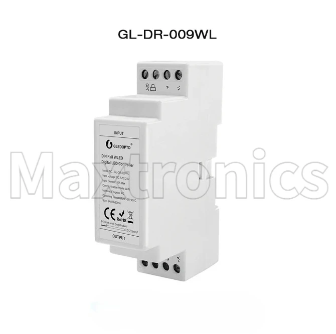 SK6812 WS2812 لتقوم بها بنفسك الوضع الديناميكي Max800 ESP32 Din السكك الحديدية WLED تحكم ل WS2811 TM1814 WS2813 WS2815 LED قطاع ضوء GL-DR-009WL #4