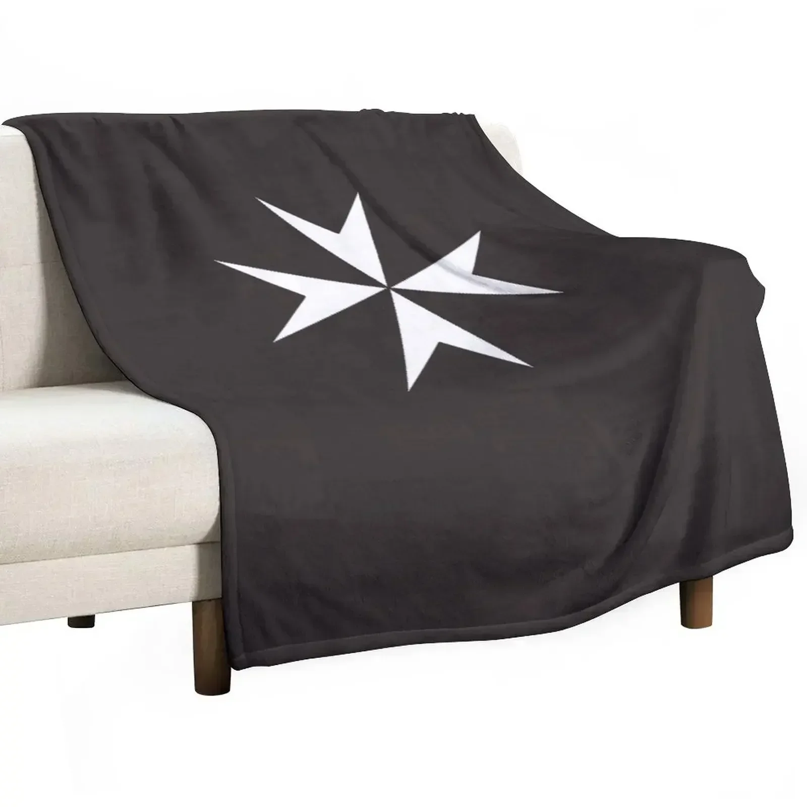

Cross of the Order of St. John. MALTA, MALTESE. Classic T-Shirt Throw Blanket Portable Lightweight Blanket for Travel Camping
