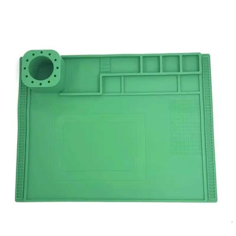 Y50A-Adsorption Soldering Mat Platform Heat-Resistant Magnetic For BGA Soldering Station Silicone Repair Pad 400X300mm