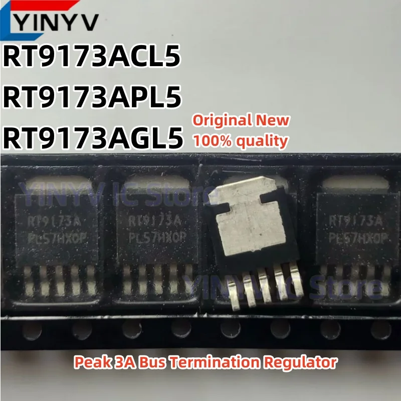 Free shipping 20PCS RT9173A RT9173ACL5 RT9173APL5 RT9173AGL5 TO252-5 Peak 3A Bus Termination Regulator Original New 100% quality