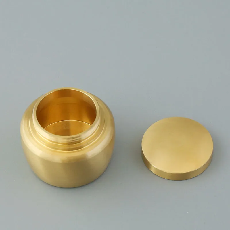 Pure Brass Pet Urn For Ashes Brass Mini Funeral Memorial Urn Sealed Storage For Cats Dogs Small Urna Pet Supplies