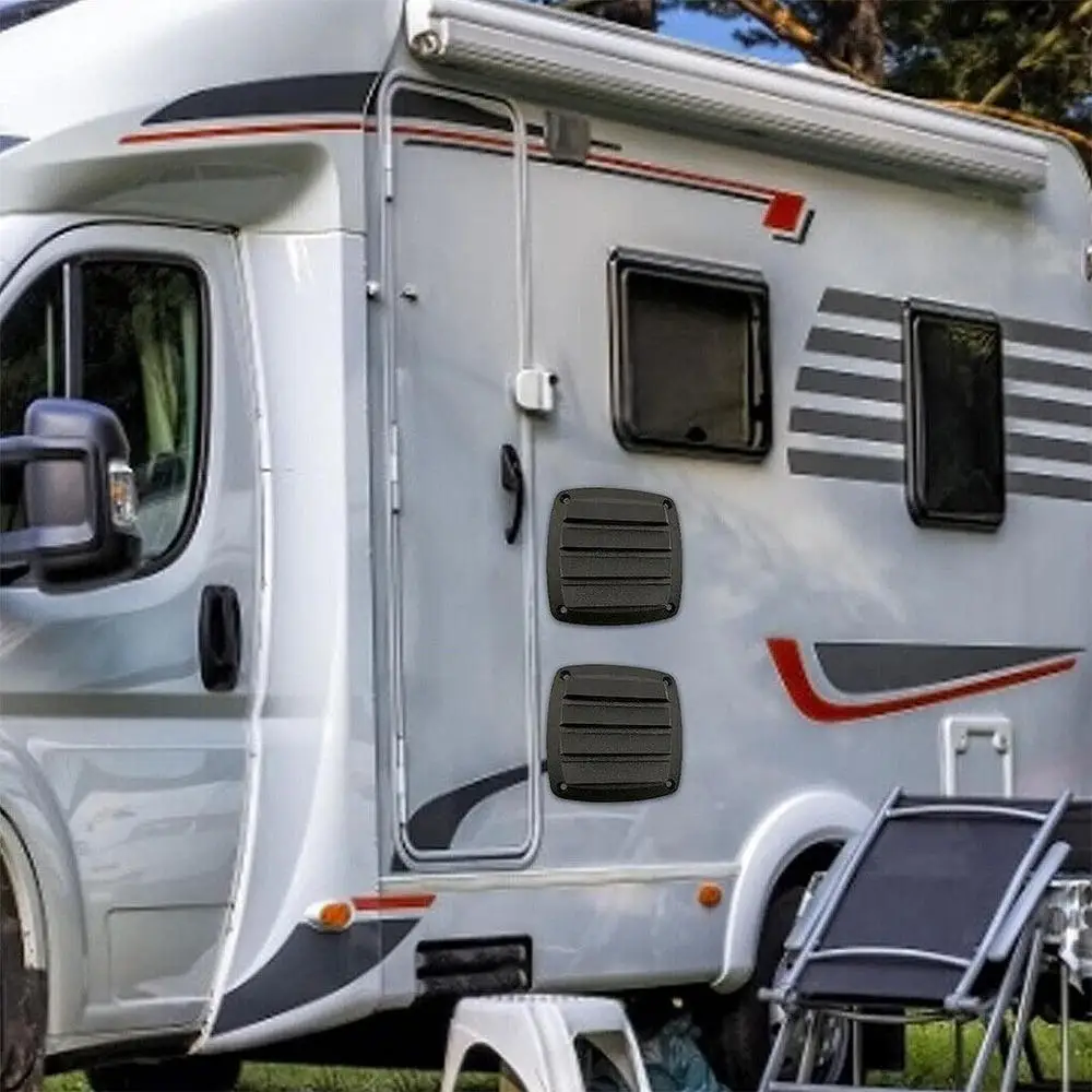 Rv Caravanボートモーターホームエキゾーストは、サイドエアトレーラーの換気、換気、冷却ファン、シャトル、エアアウトレット、127x127mmを防ぎます