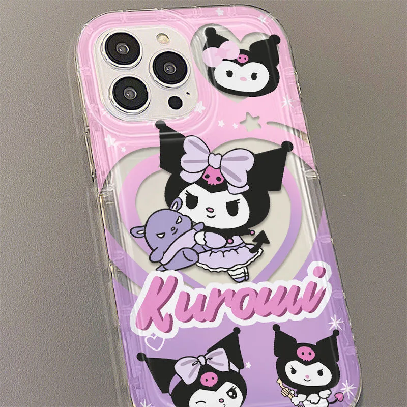 Cartoon Hello Kittys Kuromis Clear Case for Xiaomi Redmi NOTE 8 9A 9C 9T 9S 10 11 12C K40 Pro Plus 5G Airbag Shockproof Cover