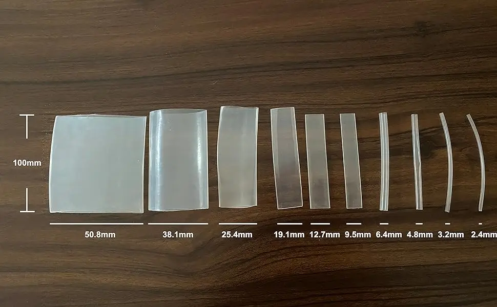1Meter Heat Shrink Tubing Shrink Ratio 3:1 With Glue Thermoretractile Heat Shrinkable Tube Dual Wall adhesive lined tubing kit