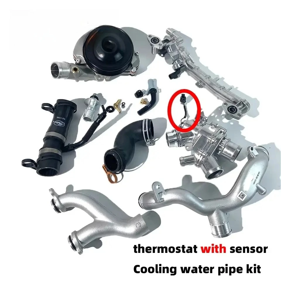 5.0 V8 Cooling System Upgrade Kit for Jaguar Land Rover Turbocharged Engine LR097165 LR117568 LR048474 LR045239 LR109402