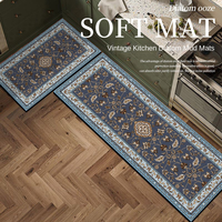 VIKAMA Kitchen Mat Bathroom Mats  Non-slip Absorbent  Foot Rugs Machine Washable Diatomite Mud Quick Dry Washable Easy To Handle