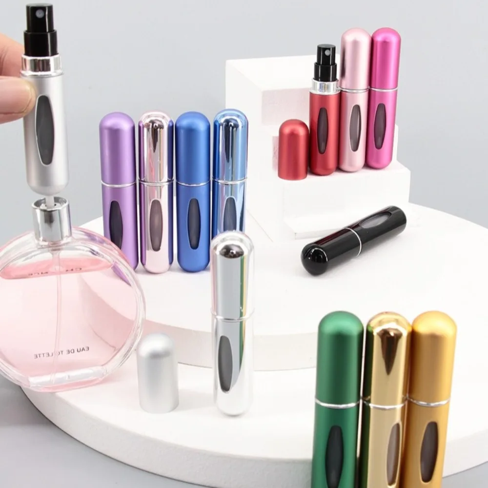 5ml Colorful Refillable Mini Perfume Bottle Portable Bottle Spray Bottle Atomizer Spray Container Travel Refillable Bottles