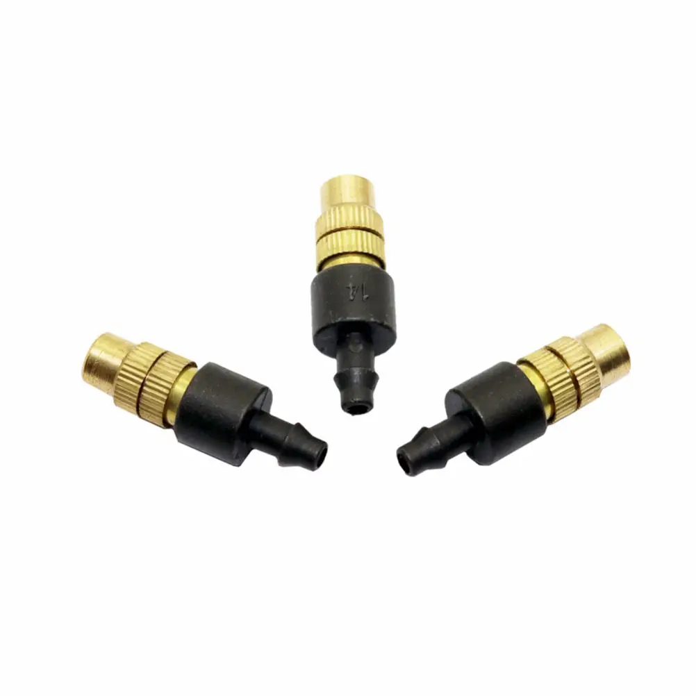24 Atomizing Nozzle Irrigation Tool Copper Adjustable Capillary Sprayer 1 3kg Pressure 0.7 0.9L 1 4M Jet Diameter