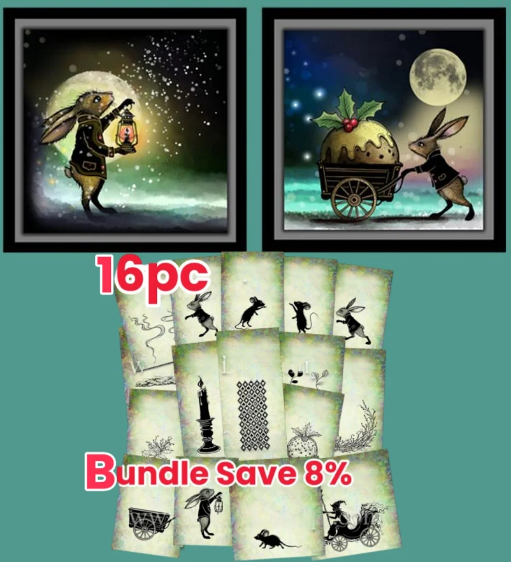 October 2026 Frost And Fable Whispers Of Winter Clear Stamps For DIY Scrapbook Craft Greeting Card Handmade Christmas New Stamps