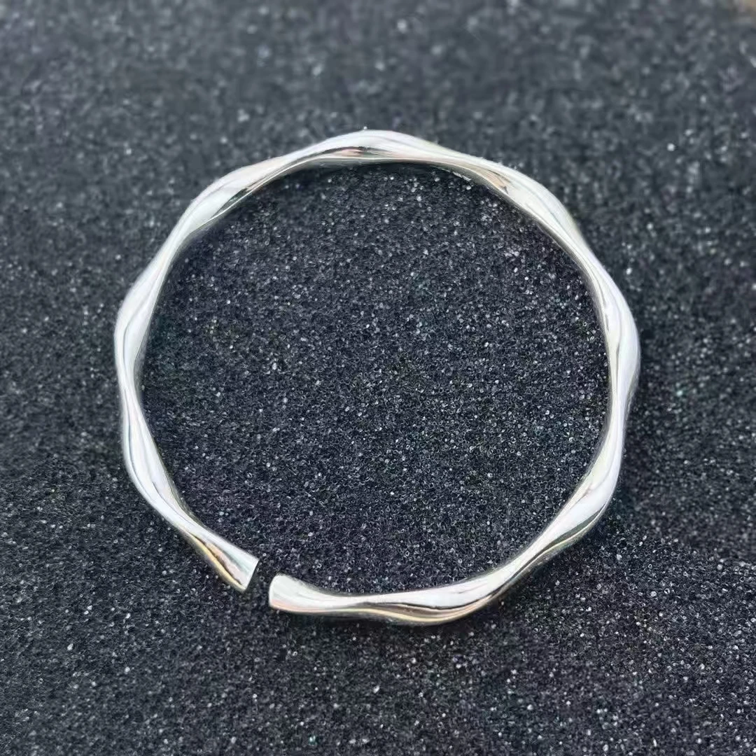 

M ö bius sterling silver S999 silver women's bracelet simple and fashionable high-end jewelry birthday gift free engraving
