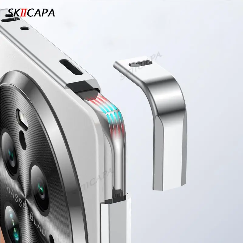 Ultra Thin Metal Frame For Magsafe Magnetic Case For Oppo Find X6 Pro FindX6 Wireless Charging Armor Hard Cover For Find X6PRO