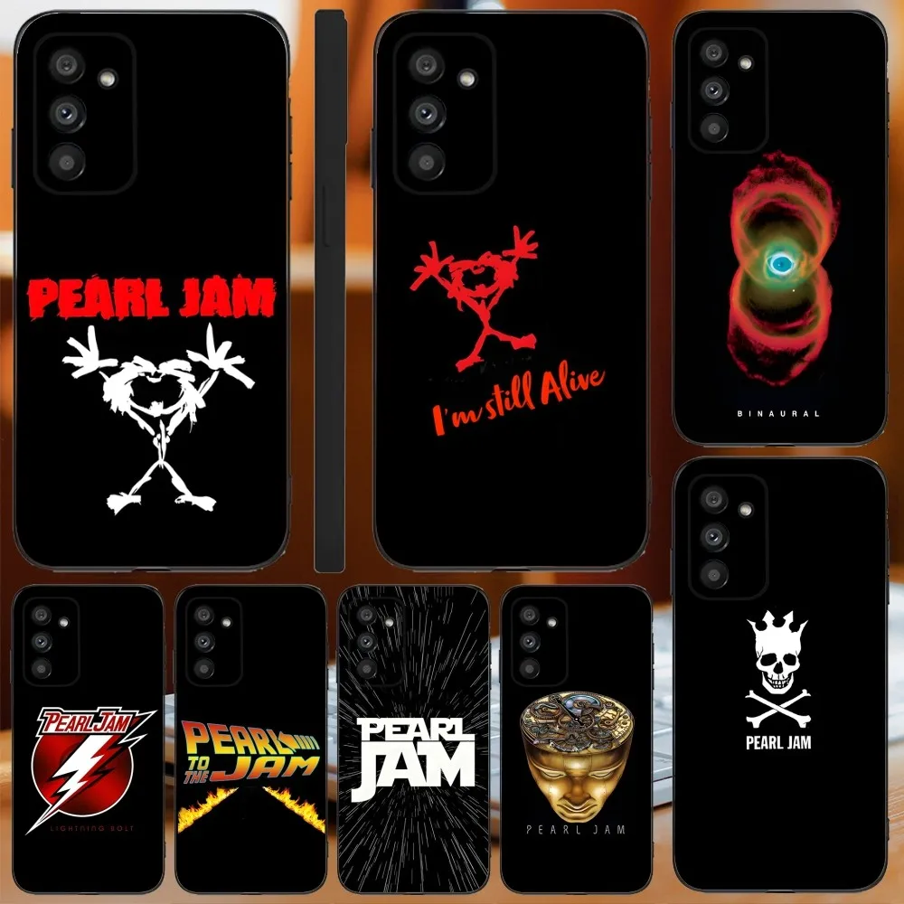 Pearl Jam R-Rock Band  Phone Case For Samsung Galaxy A13,A21s,A22,A31,A32,A52,A53,A71,A80,A91 Soft Black Cover