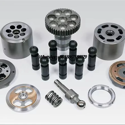 

Belparts Excavator Spare Parts HMGF57 HMV145 Hydraulic Parts Cylinder Block Valve Plate Drive Shaft Center Pin Coil Spring